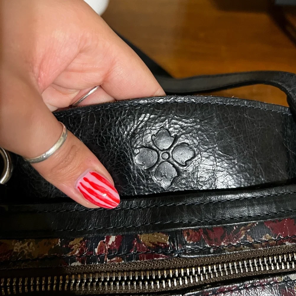 Patricia Nash Poppy Medium Tote and Brown Leather Shoulder Bags - Picture 3 of 7